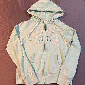 Aeropostale Women's Mint Green Hoodie